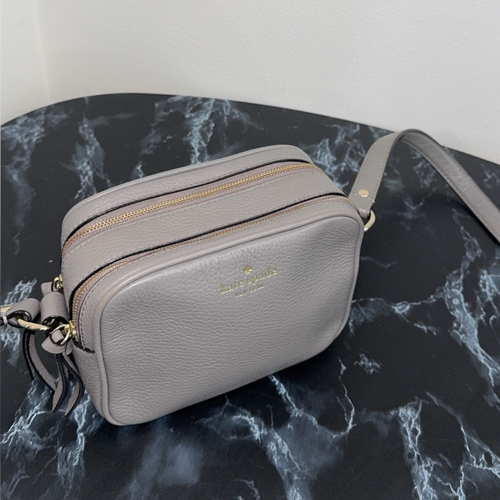 Kate Spade New York Gray Handbag PYPER MULBERRY STREET CROSSBODY AUTHENTIC - Picture 6 of 13